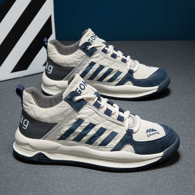 Giày Thể Thao Nam MENDO - Giày Sneaker Màu Xanh Than Chất Vải Dày Dặn, Phối Đồ Dễ Dàng - G5528