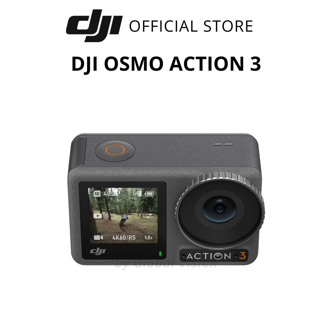 Camera hành động DJI Osmo Action 3 máy quay hành trình 4K 120fps, góc siêu rộng, hoạt động tốt nhiệt độ thấp (DJI OA 3) - Hàng chính hãng