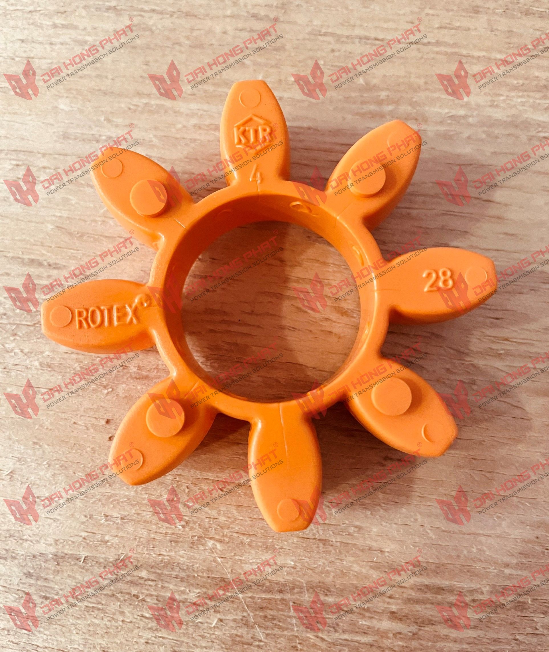 Vòng đệm Rotex KTR 28 giảm chấn cho khớp nối KTR, độ cứng 98ShA hoặc 92ShA
