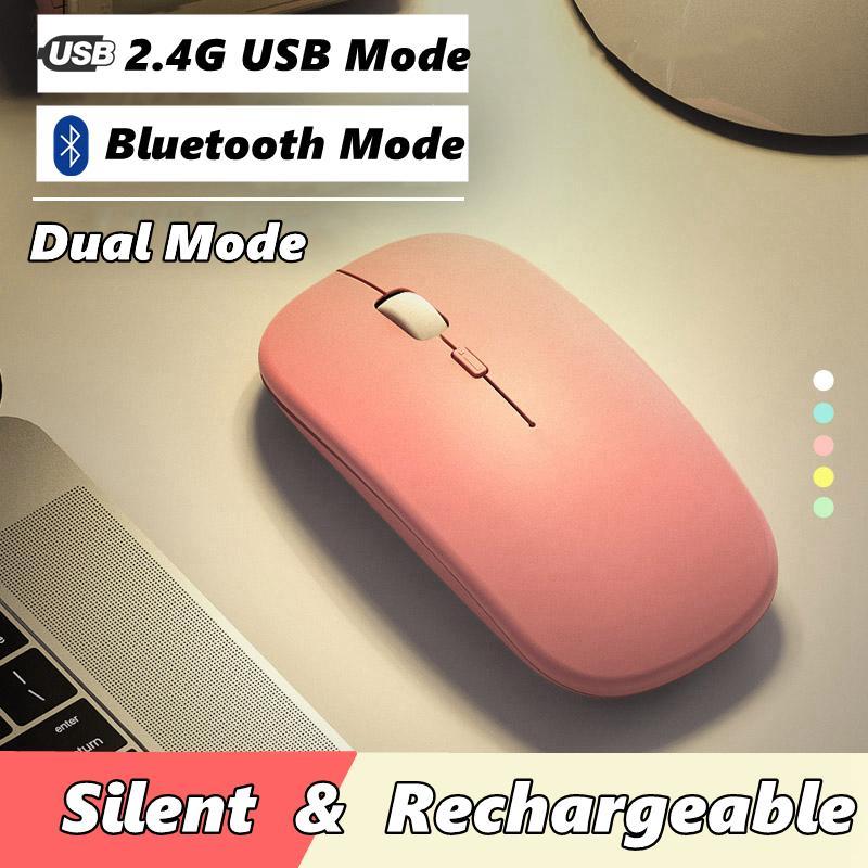 Chuột Không Dây Bluetooth 2.4G Cho Máy Tính