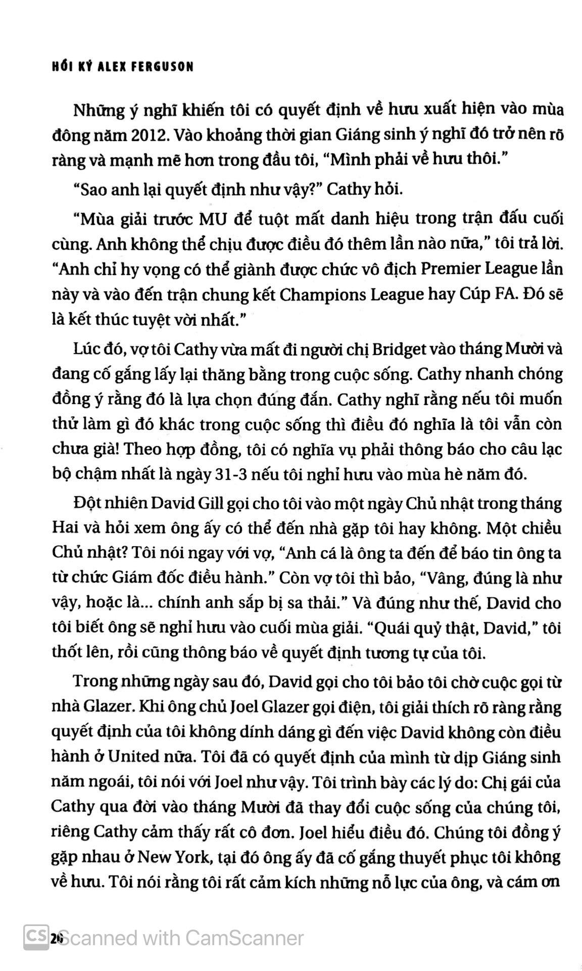 Sách Hồi Ký Alex Ferguson (Tái Bản)