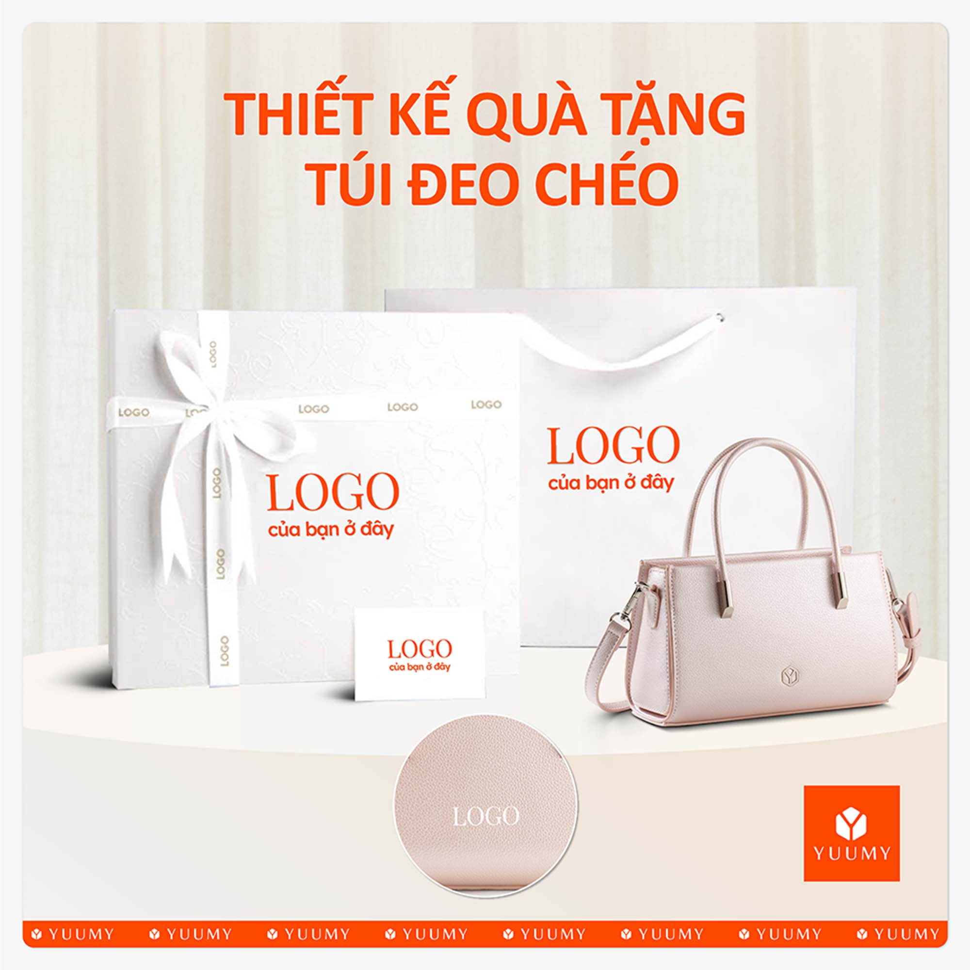 Túi đeo chéo nữ YUUMY YN283 (BST Pink Obsessed)
