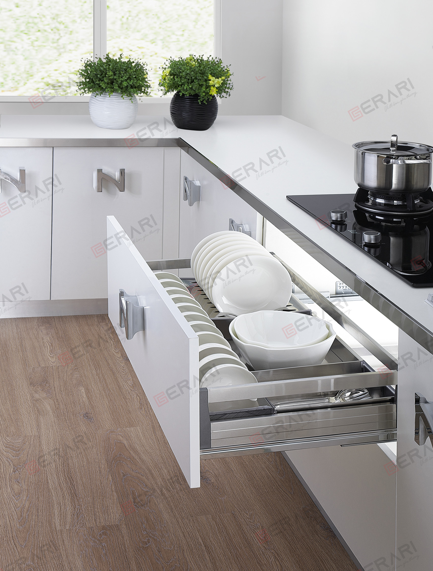 Giá đựng xoong nồi bát đĩa