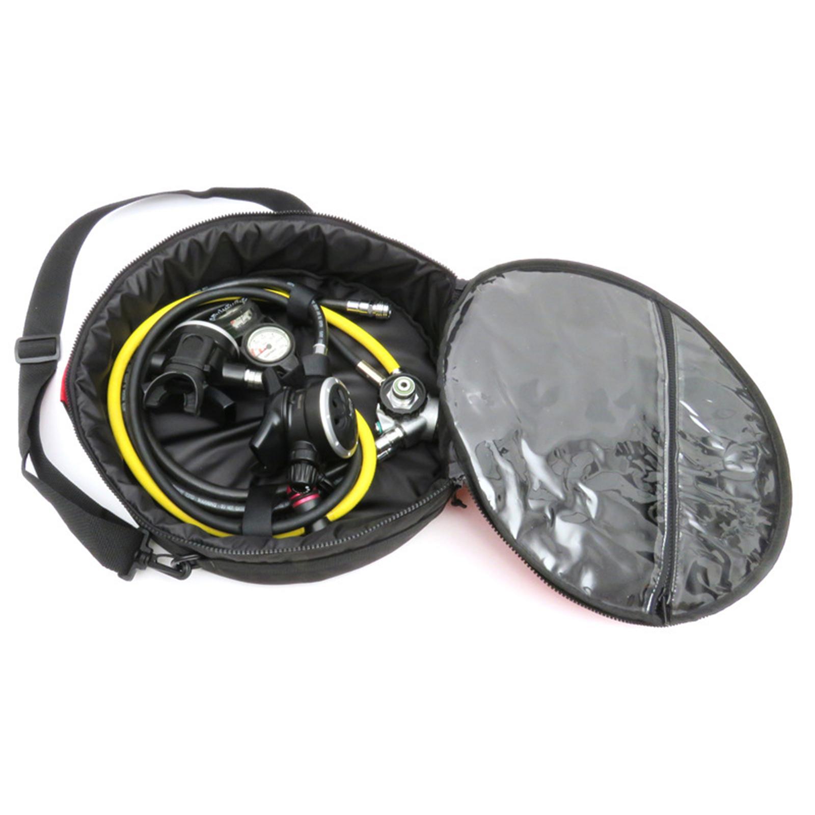 Round Scuba Diving Regulator Protective Bag Padded Snorkeling Dive Bag
