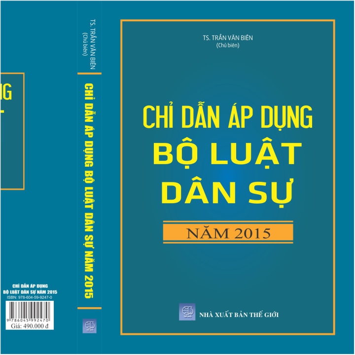 Sách Chỉ Dẫn Áp Dụng Bộ Luật Dân Sự năm 2015 - TS. Trần Văn Biên - V1479D