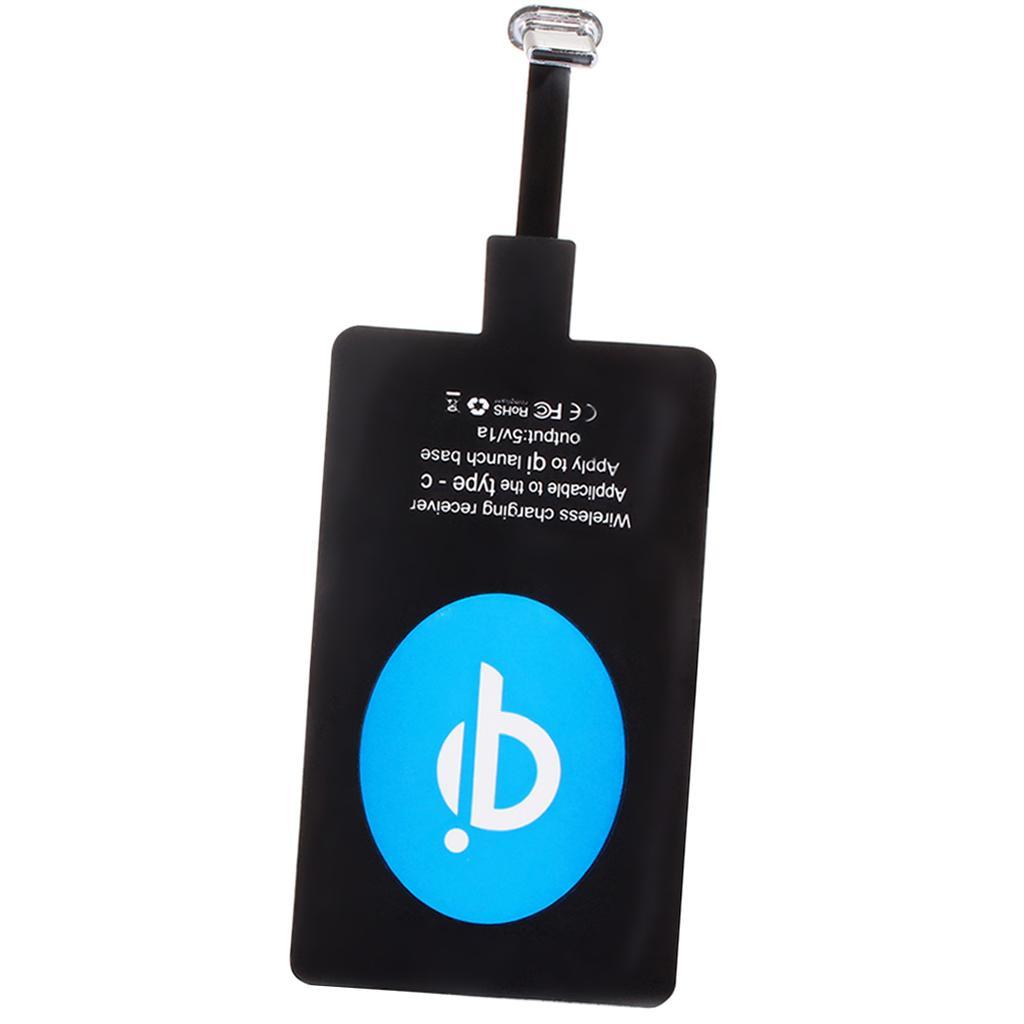 Qi Wireless Charging Receiver Card for Android Phones with Type C Connector