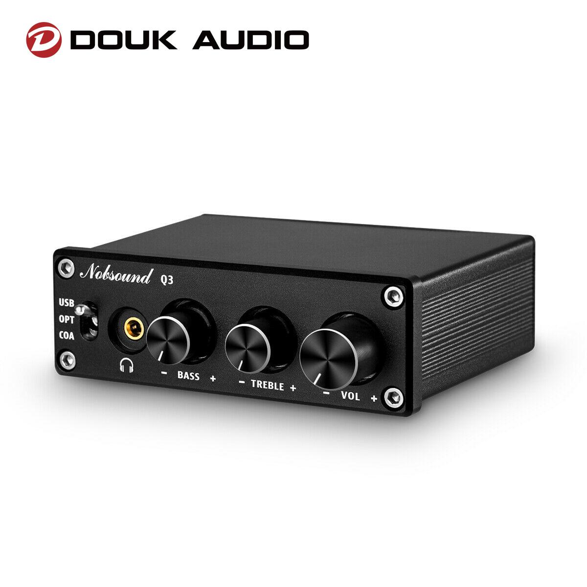 Douk Audio Q3 HIFI USB DAC Digital sang Toteal Converter AMP AMP Coax/OPT đến bộ chuyển đổi âm thanh 3,5mm với âm trầm treble bass