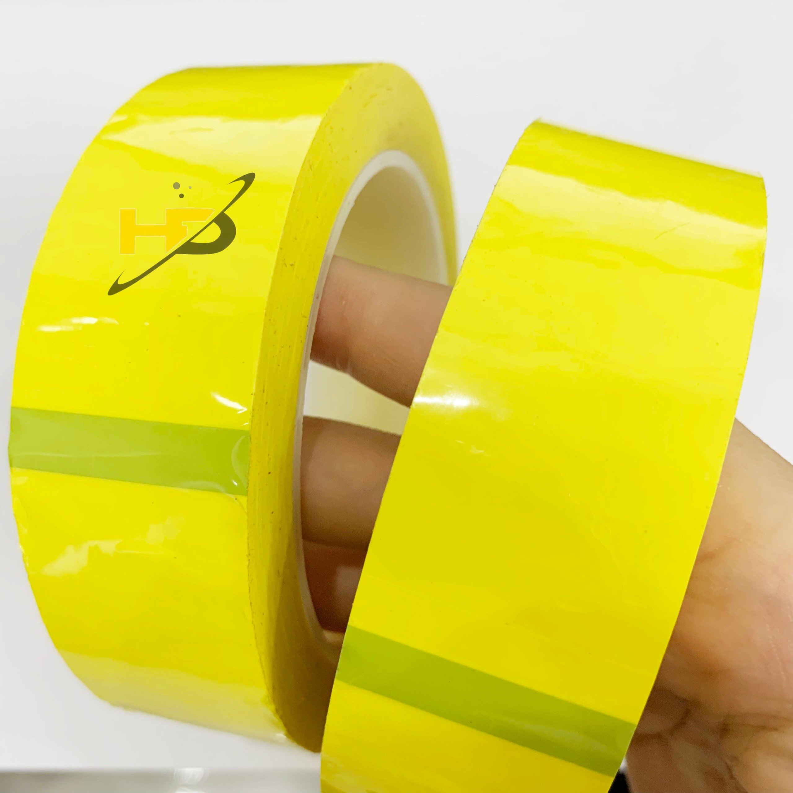 Băng Dính Vàng Chịu Nhiệt Tốt Dùng Quấn Biến Áp Xung Dài 66m Rộng 30mm