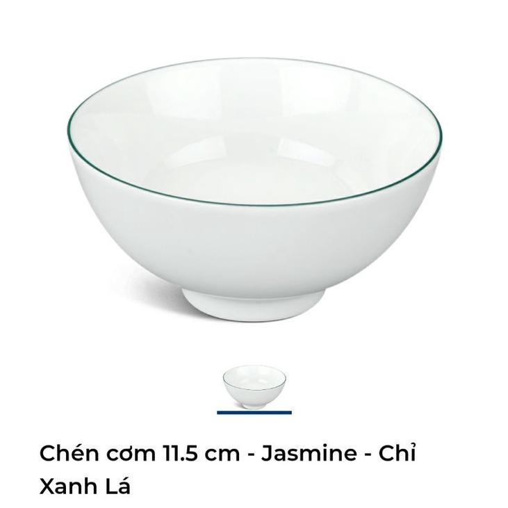 Set 6 chén ăn cơm 11.5 cm - gốm sứ Minh Long