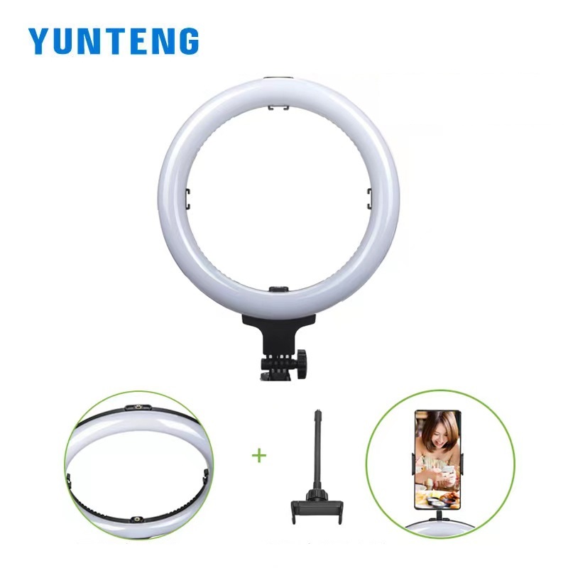 Chân đế kèm đèn dạy học dạy vẽ review Yunteng 828 quay từ trên xuống