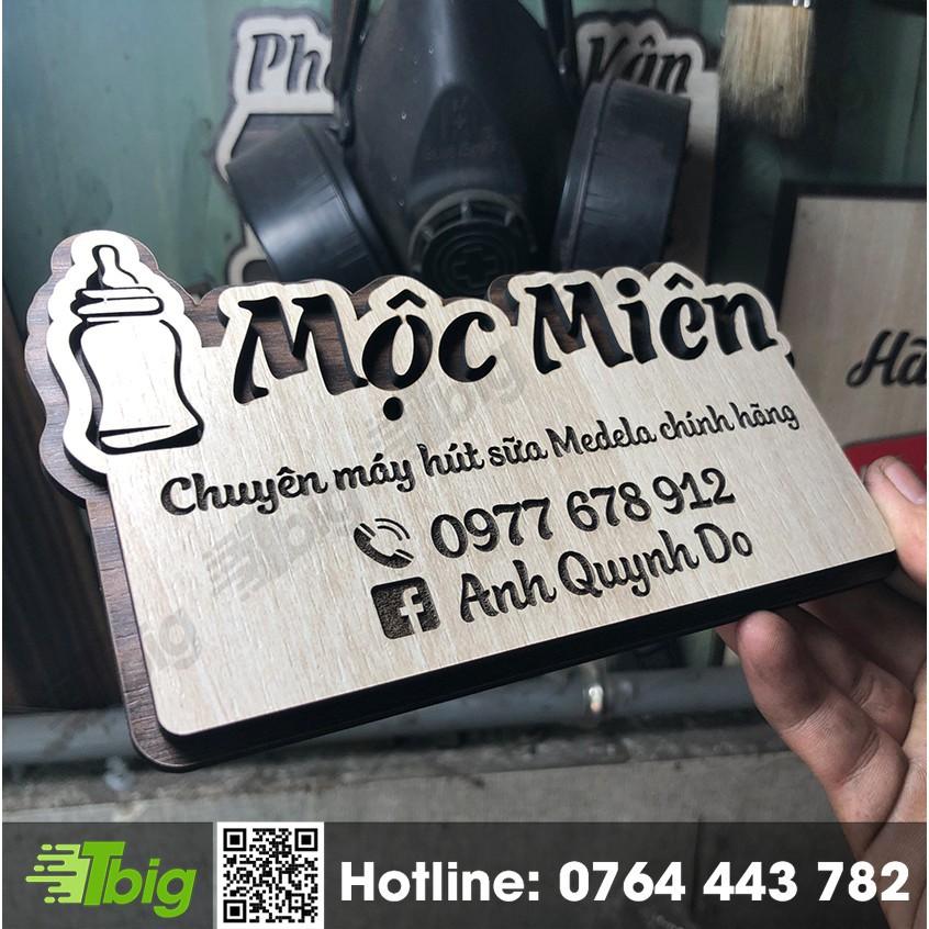 Bảng gỗ tên shop mini  chúng tôi thiết kế theo yêu cầu