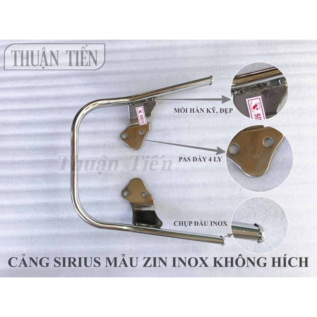 TAY DẮT SIRIUS INOX KHÔNG HÍCH MẪU ZIN DÙNG ĐÚNG ĐỜI SIRIUS BÌNH XĂNG CƠ, HÀNG INOX SÁNG BÓNG, MỐI HÀNG ĐẸP, DÀY