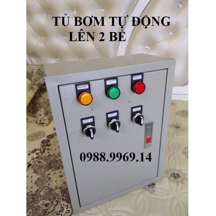 TỦ ĐIỀU KHIỂN BƠM TỰ ĐỘNG LÊN 2 BỂ