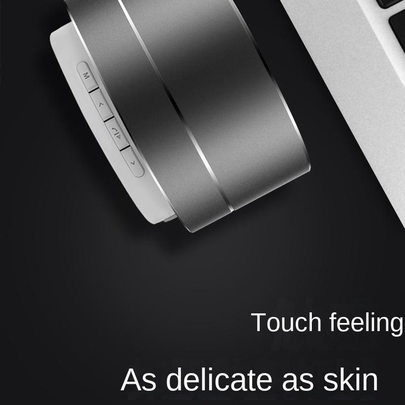 A10 Loa Bluetooth Không Dây Thép Nhỏ Súng Loa Siêu Trầm Mini Di Động Thẻ Quà Tặng Đĩa U TF Ngoài Trời Color: Blue