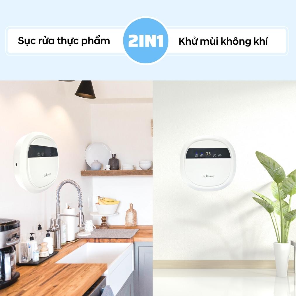 Máy khử độc thực phẩm ozone Drzone Ozone is Life 400mg O3/h khử độc khử trùng đa năng - Hàng chính hãng