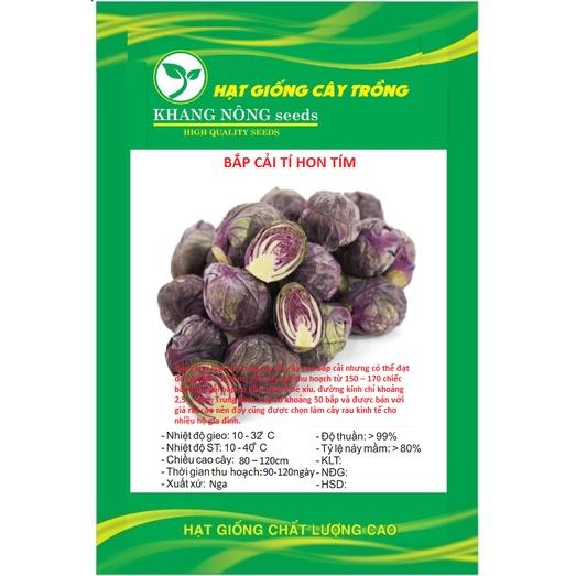 Hạt Giống Bắp Cải Tí Hon Tím F1 KNS308 - Gói 20 hạt