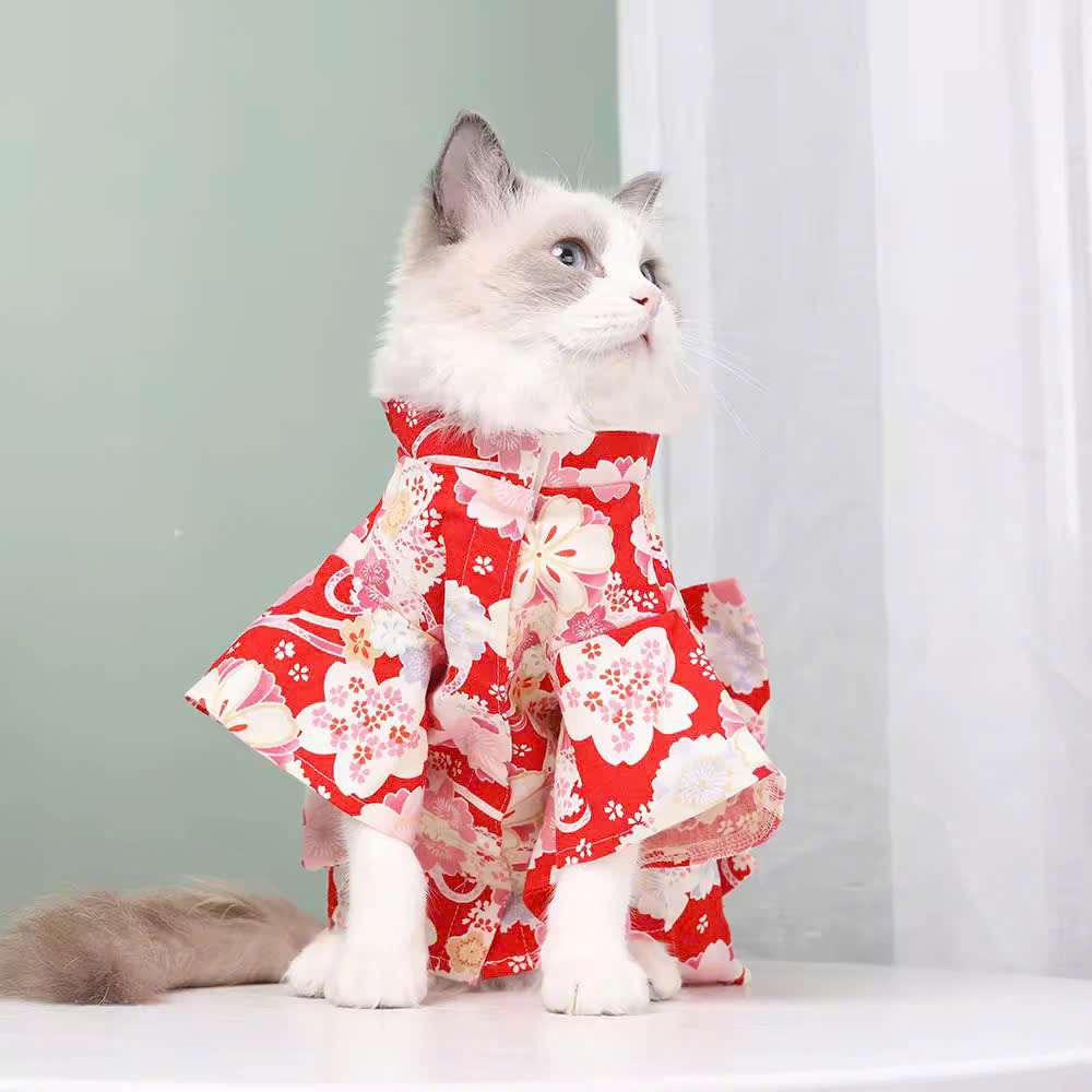 VÁY KIMONO NHẬT BẢN SANG TRỌNG TỪ TỪ 1-12KG DÀNH CHO CHÓ MÈO