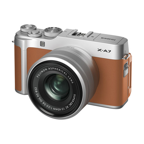 MÁY ẢNH FUJIFILM X-A7 CAMEL + 15-45MM | HÀNG CHÍNH HÃNG