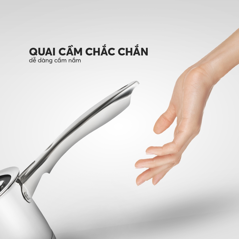 Quánh 5 đáy Inox 304 Elmich Berlin EL 3982 size 16 cm