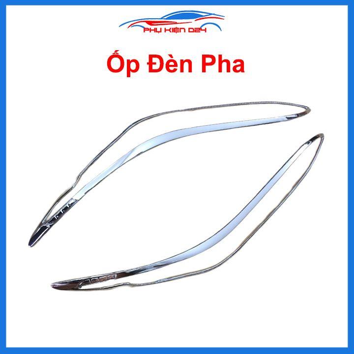 Ốp viền đèn pha hậu mạ crom Fortuner 2012-2016, 2017-2019, 2021-2022 chống trầy trang trí bảo vệ xe
