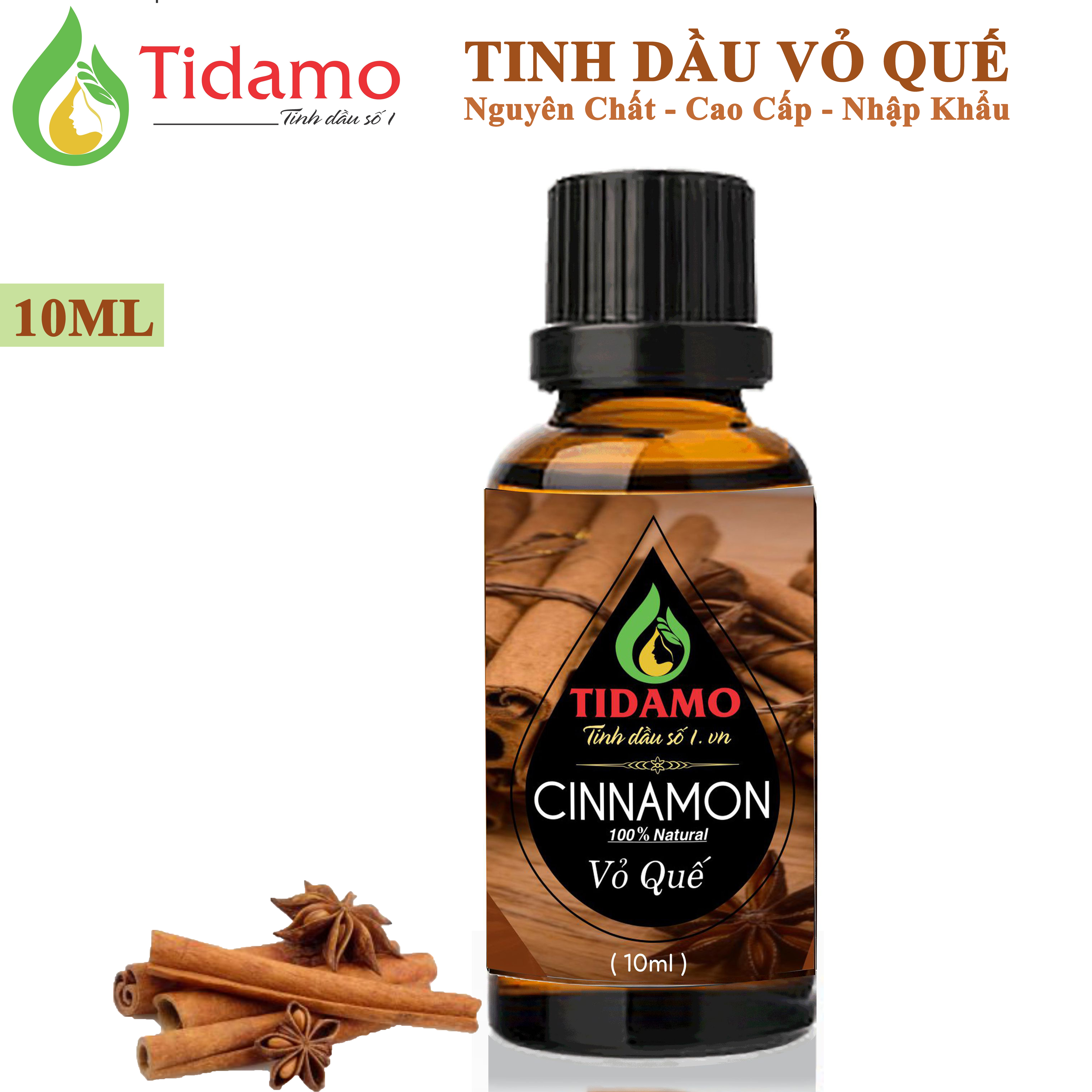 Tinh Dầu Vỏ Quế Cao Cấp Nhập Khẩu - Tinh Dầu Quế Xông Phòng Giúp Khử Mùi, Thư Giãn, Cải Thiện Giấc Ngủ, Giảm Đau Nhức, Giảm Mỡ Bụng Hiệu Quả