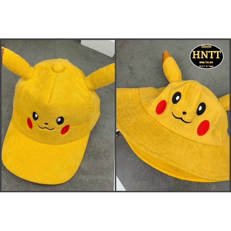 Nón Cho Bé Pikachu Thời Trang Cho Bé ( Từ 2 - 5 tuổi )