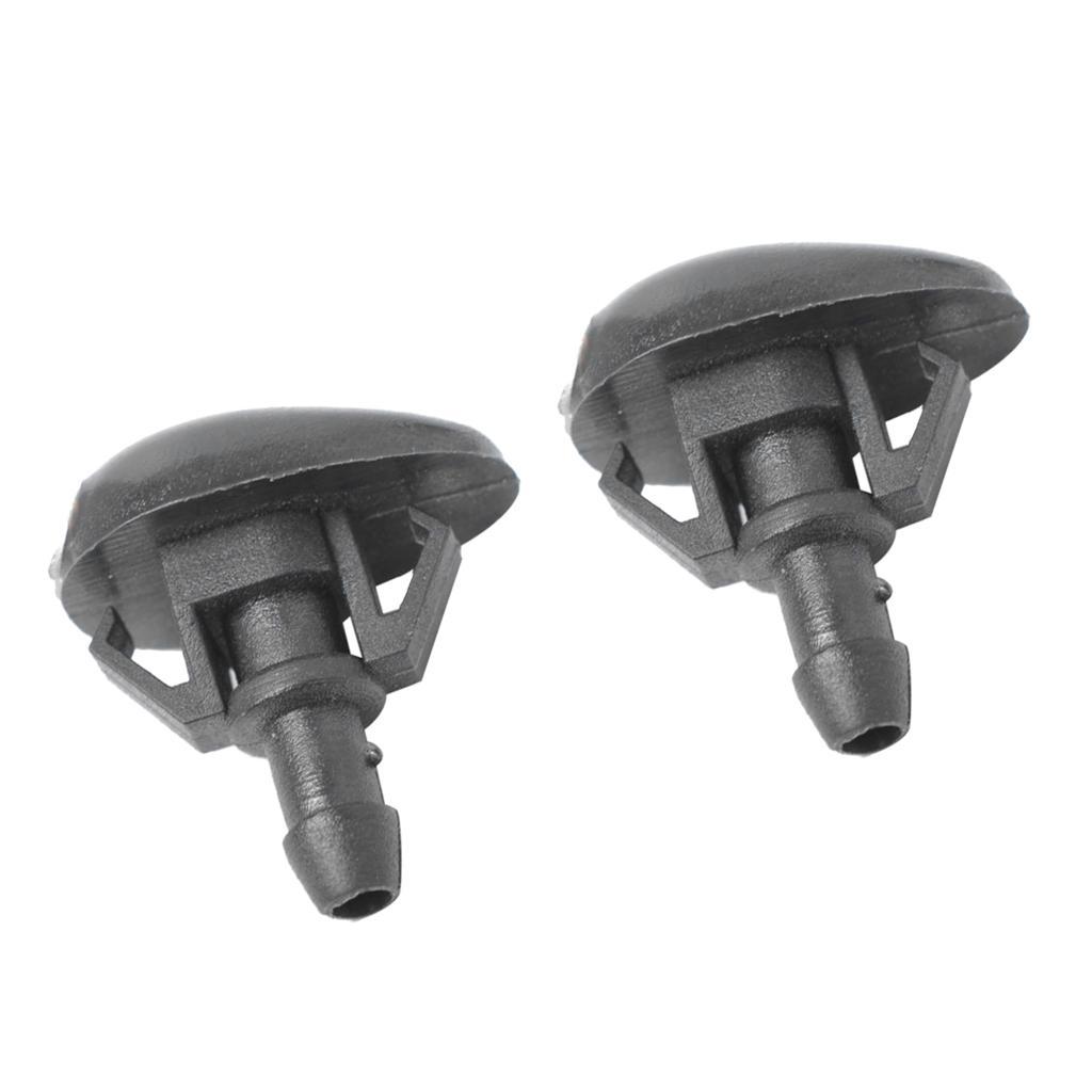 1 Pair Windshield Wiper Water Spray Jet Washer Fluid Nozzle