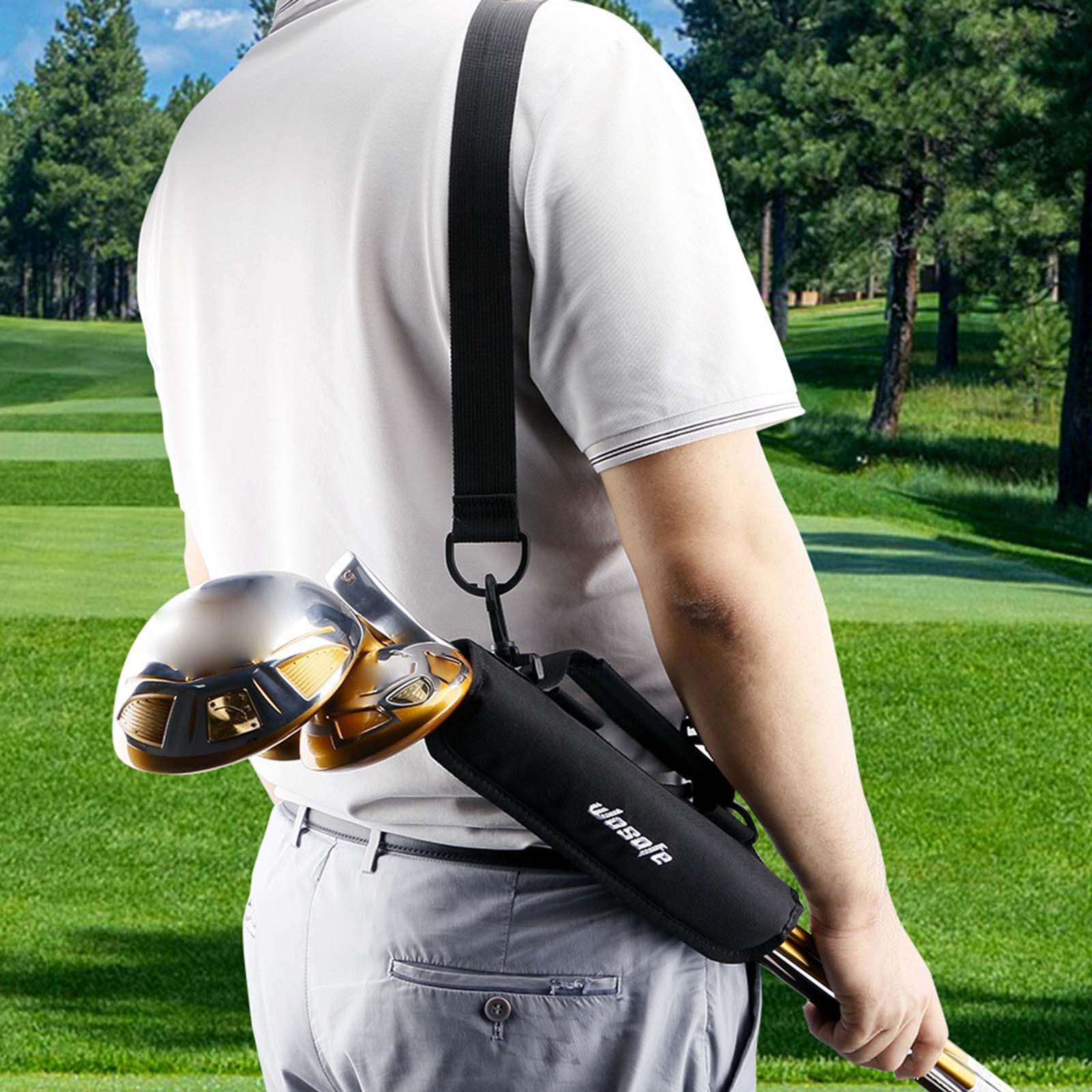 Golf Club Carry Bag Portable with Shoulder Strap Golf Bag Golf Training Case