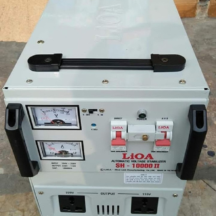 Ổn áp lioa 10kva model SH - 10000II đời mới nhất dây đồng 100%