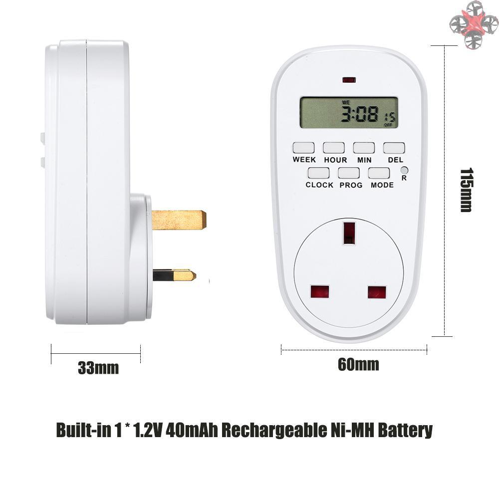 Ổ Cắm Hẹn Giờ Kỹ Thuật Số Có Màn Hình Lcd