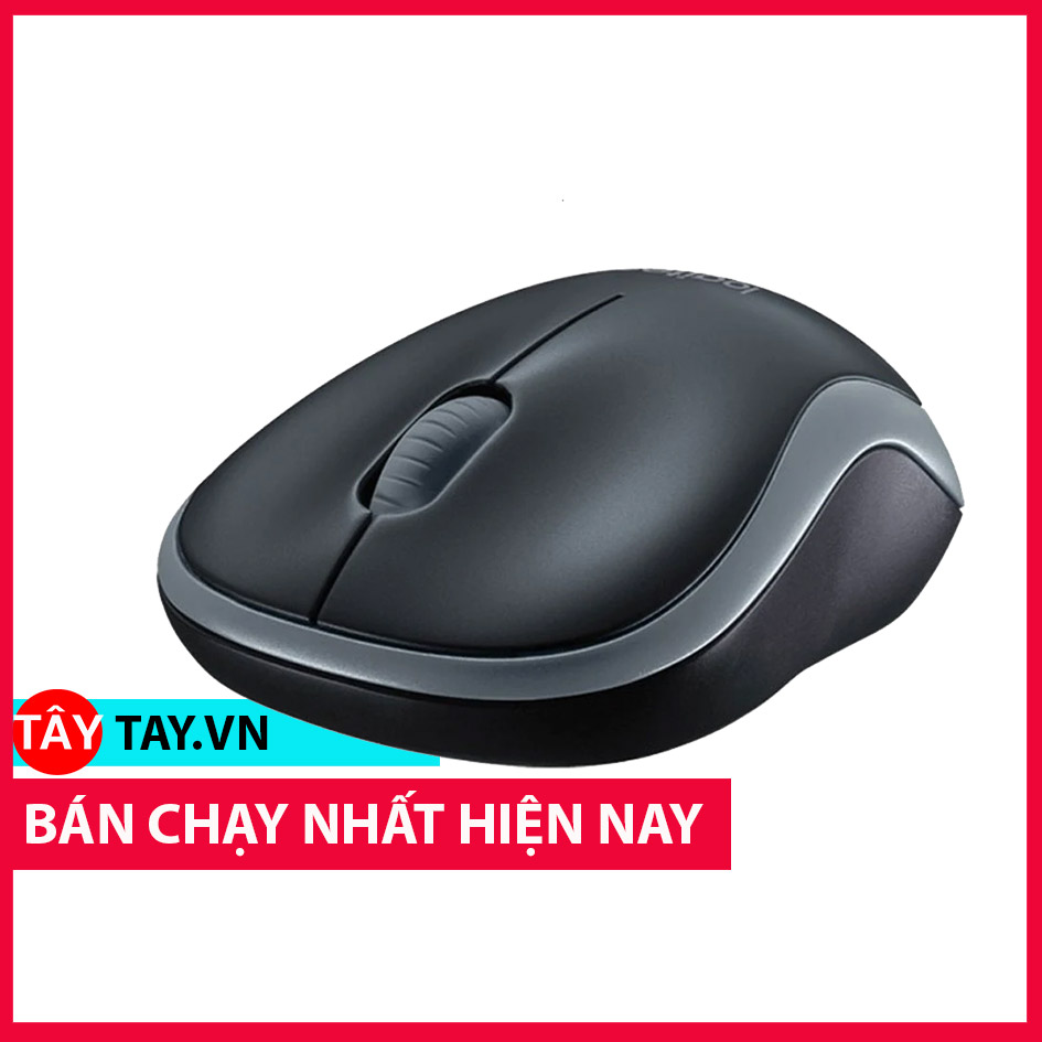 Chuột không dây Logitech B175 - Thiết kế thuận cả 2 tay, phù hợp PC/ Laptop - Hàng chính hãng