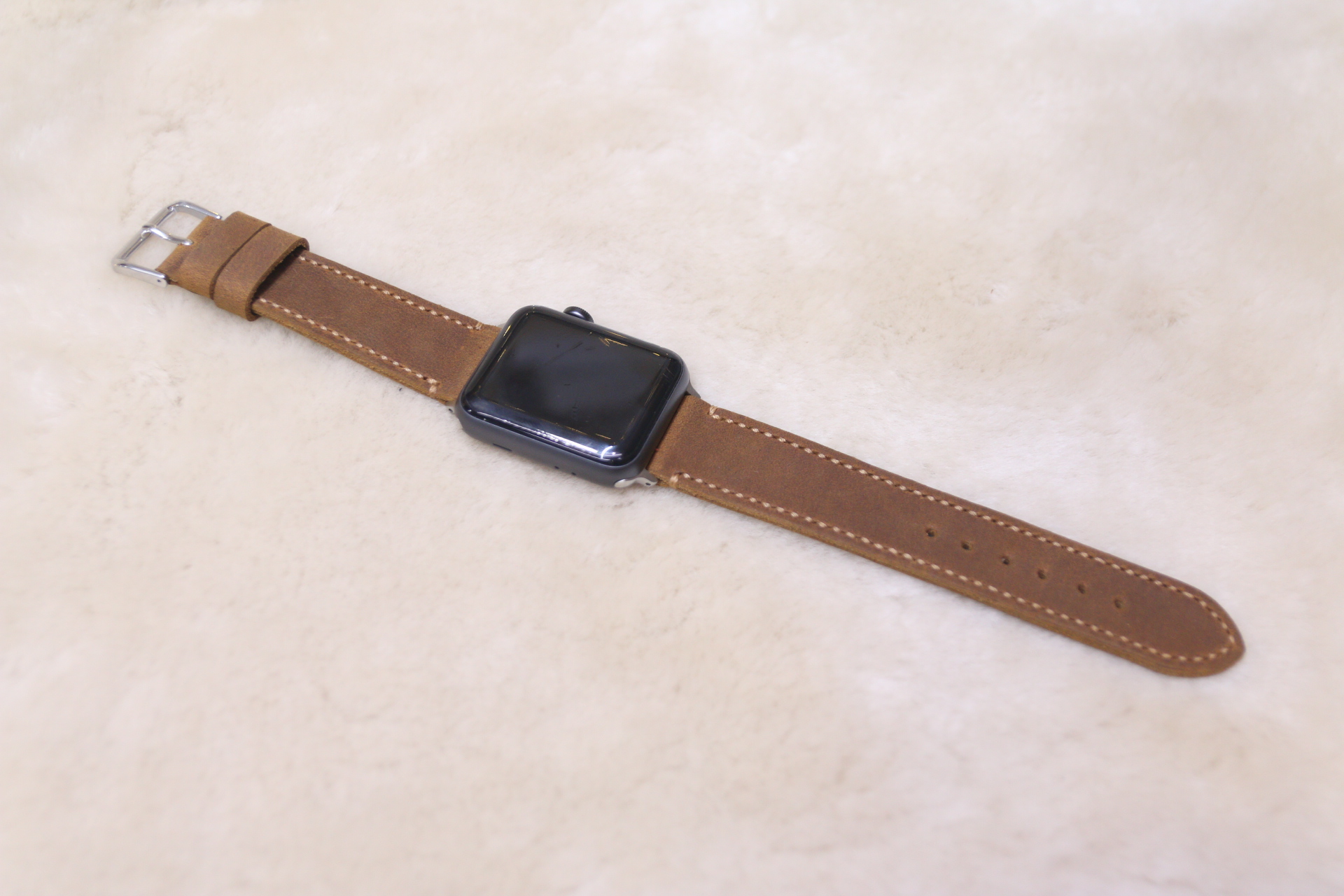 Dây Đeo Thay Thế Dành Cho Apple Watch - Da dò sáp  Handmade