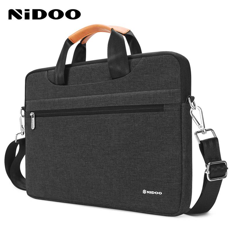 NIDOO Túi Laptop Tay 10 13 14 15.6 17.3 Inch Chống Nước Xách Tay Dành Cho Macbook Air Pro Máy Tính Cầm Tay Đeo Vai cặp Xách