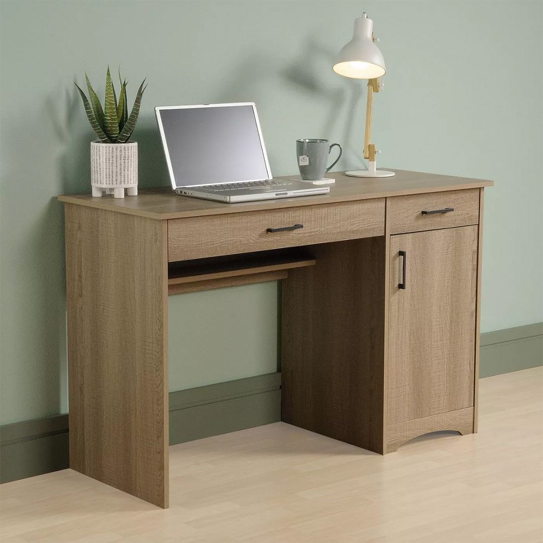 Bàn vi tính gỗ sang trọng SMLIFE Deacon