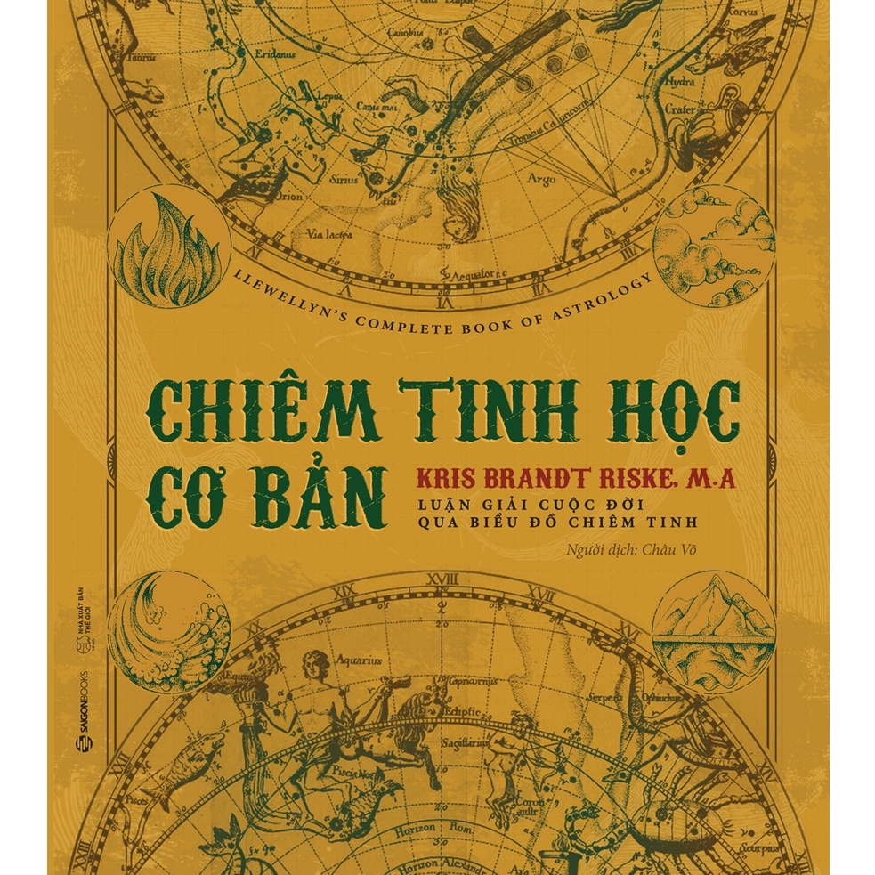 Sách - Chiêm tinh học cơ bản - Tác giả Kris Brandt Riske, M.A SGB