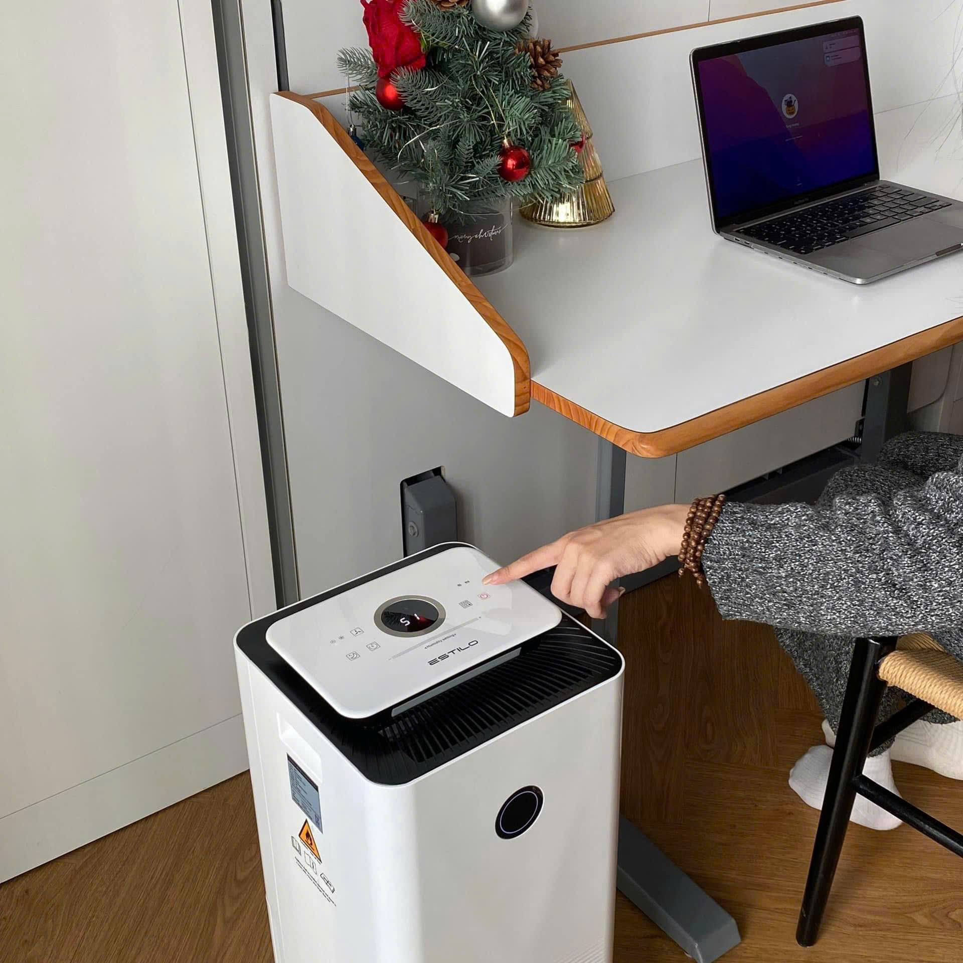 Máy hút ẩm và lọc không khí Estilo 3 in 1 Made in Korea Hàng chính hãng