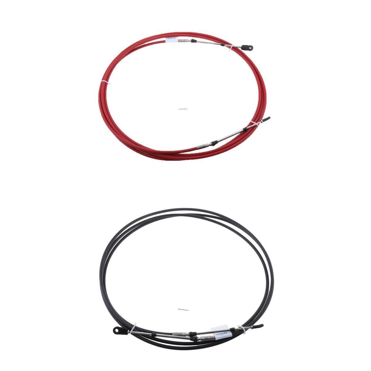 2x 15Ft Boat Marine Throttle Control Cable for Yamaha Outboard