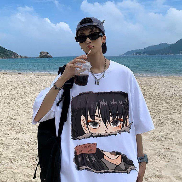 Bộ Thể Thao Nam chất xốp thoáng mát thoải mái ,co giãn in hoạt hình Anime phong cách thời trang.