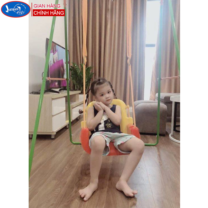 Xích Đu Cho Bé JUMPER KIDS KG102 Bộ Cao Cấp Có Thêm Chân Ngang Xích Đu Trong Nhà Cho Trẻ Em