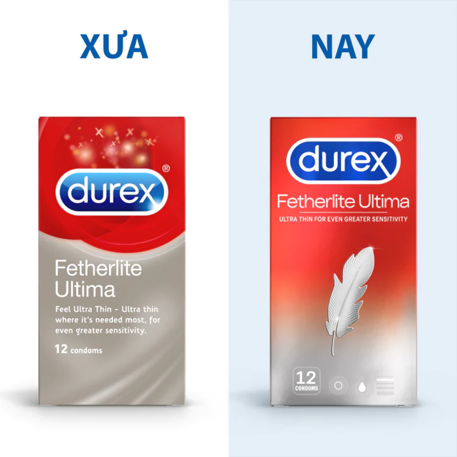 Hình ảnh Bao cao su Durex Fetherlite Ultima Hộp 12 Bao