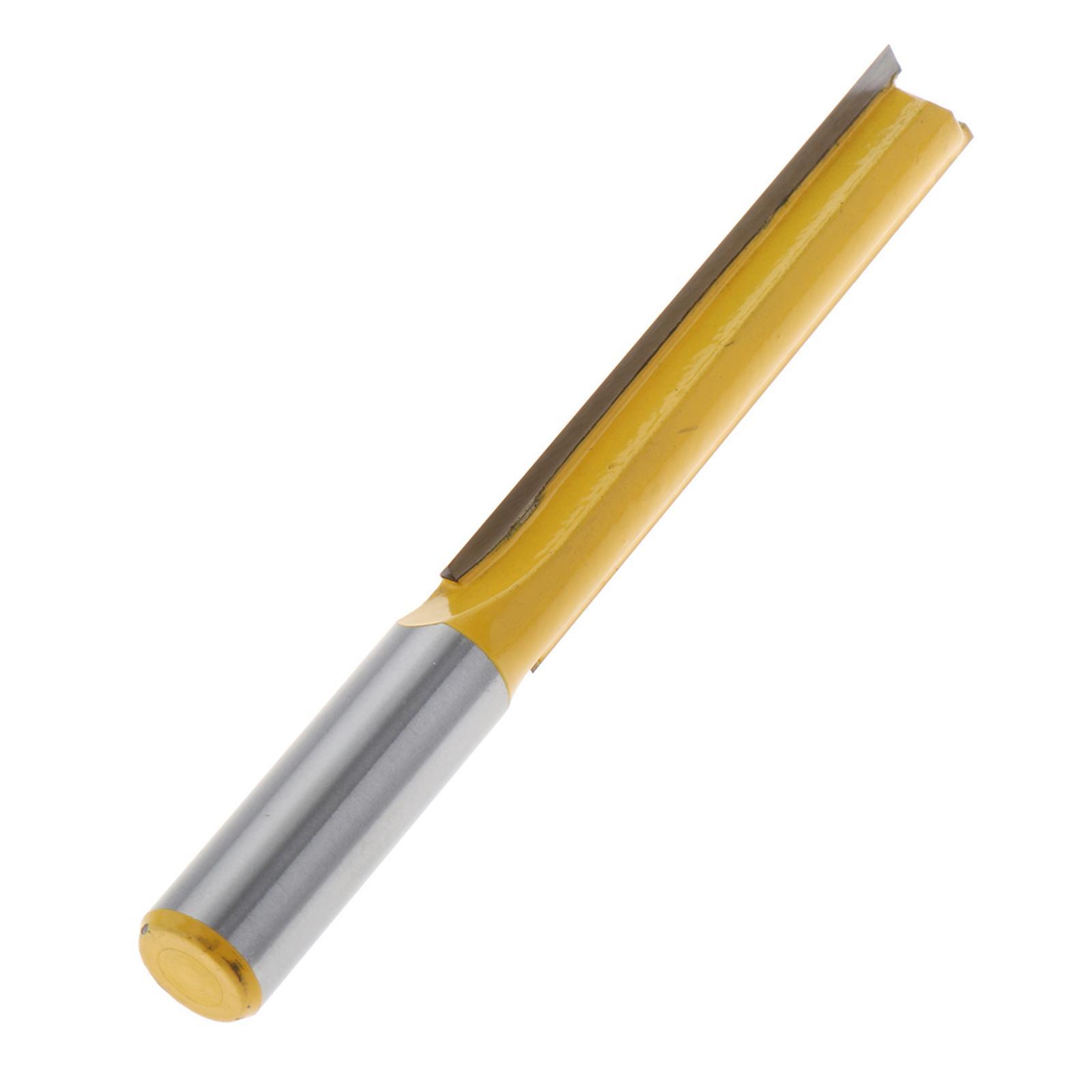 1/2" Diameter X 3" Height Straight Router Bit - 1/2" Shank Woodwork Tool