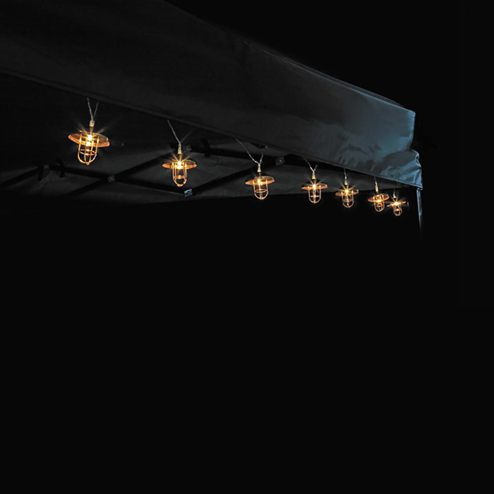 Đèn dây LED 10 bóng dài 6,6ft hoạt động bằng pin cho trang trí ngoài trời trong nhà