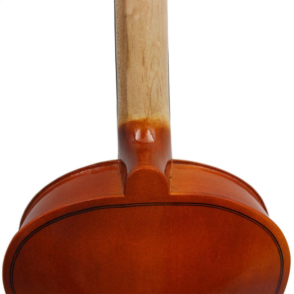 Natural Wood 3/4 Violin Fiddle Violin Bow Rosin Carring Bag Set for Gift