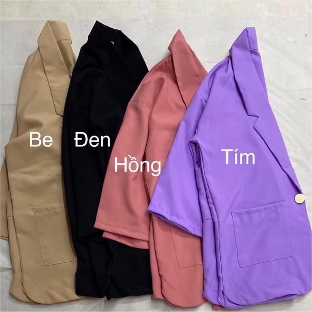 Áo vét nữ blazer nữ 4 màu size 50-70kg