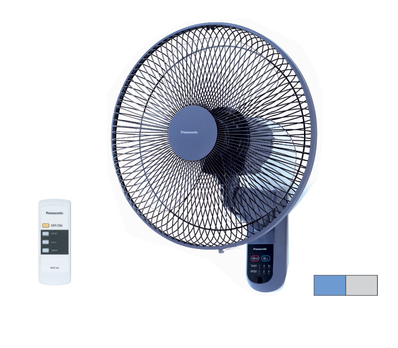 Quạt Treo Tường Có Remote Panasonic F409MB - Xanh Dương - Hàng chính hãng