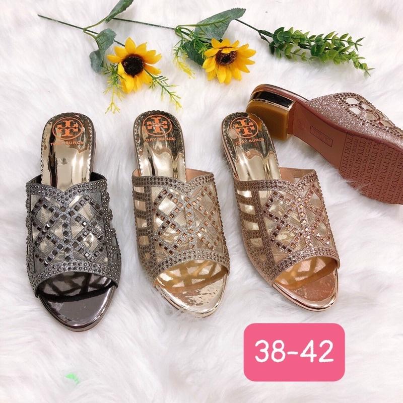 Guốc trung niên số lớn 36-43 gót 3p