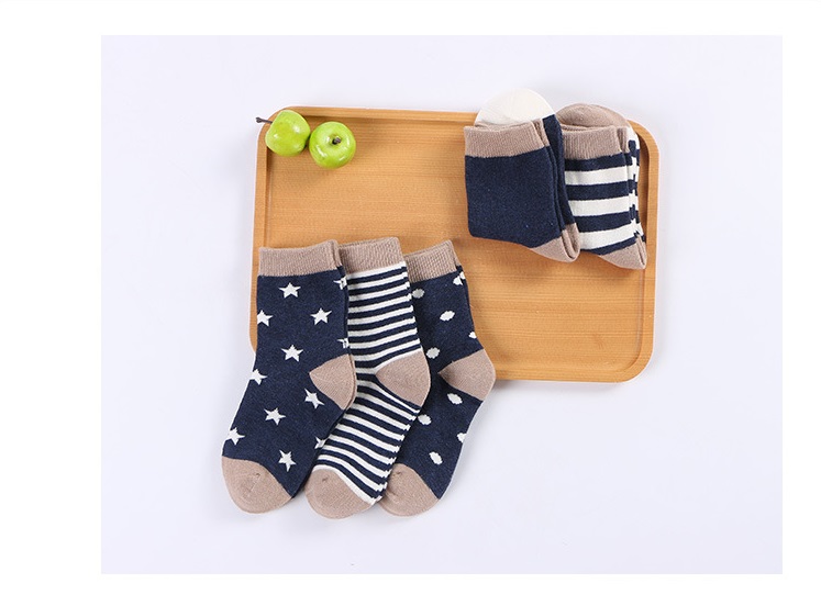 Set 5 Đôi Tất, Vớ Chân Thun Cotton 4 Chiều Đẹp, Dễ Thương Cho Bé Trai, Bé Gái Từ 6 Tháng Đến 6 Tuổi