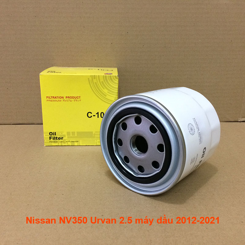 Lọc nhớt Nissan NV350 Urvan 2.5L máy dầu 2012, 2013, 2014, 2015, 2016, 2017, 2018, 2019, 2020, 2021 mã C103J