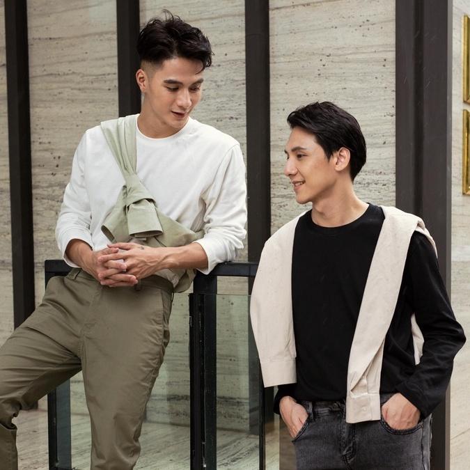 Áo thun dài tay thương hiệu thời trang nam 360 Boutique chất liệu 100% cotton dễ phối đồ- Made in Vietnam