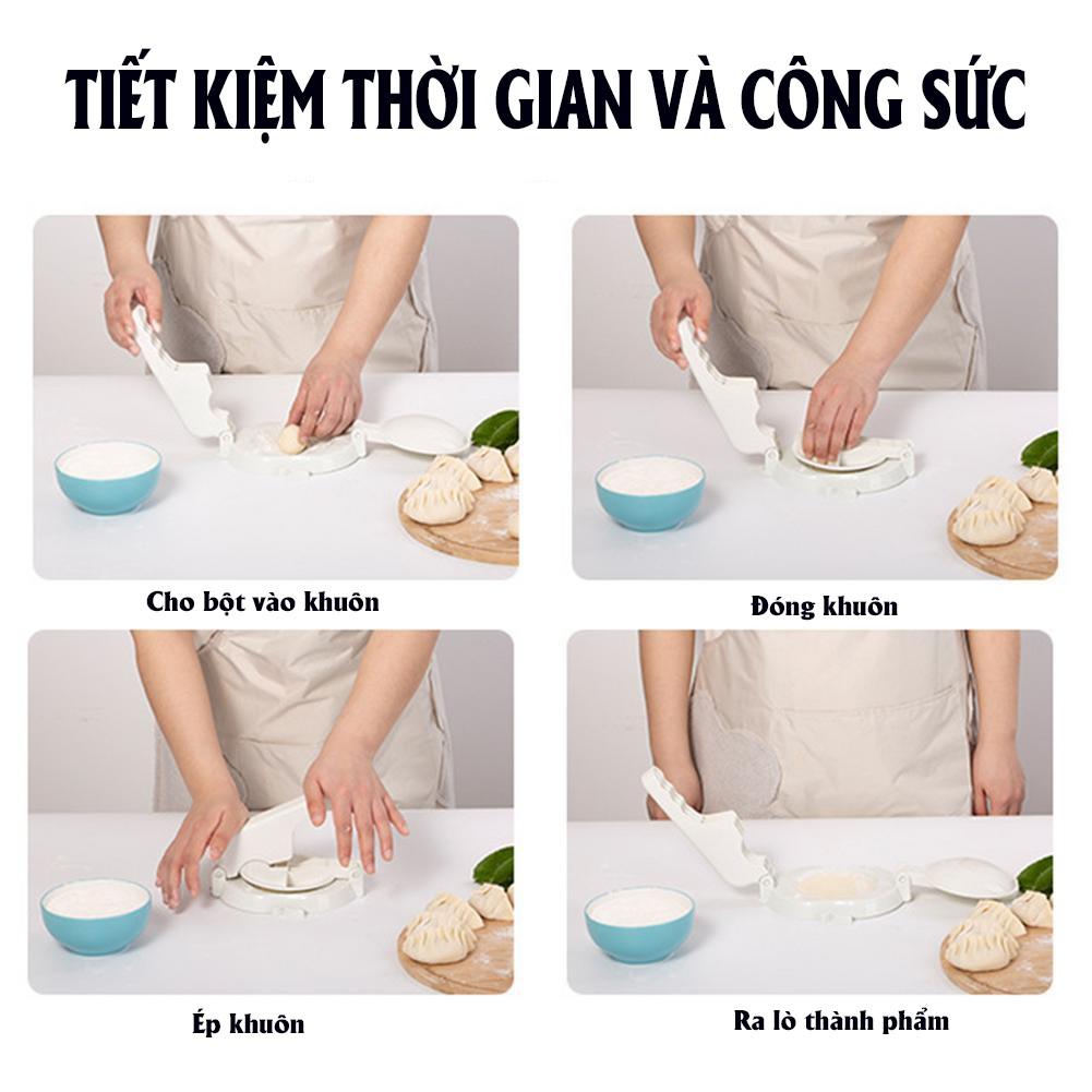 Dụng Cụ Ép Bột Làm Bánh Phong Cách Trung Hoa Tiện Dụng - Khuôn ép bột sáng tạo dùng làm bánh bao cho nhà bếp